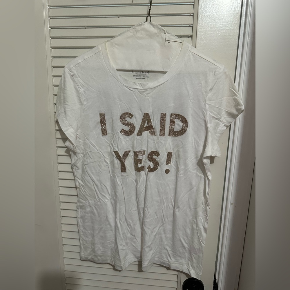 Victoria secret bridal shirt size small